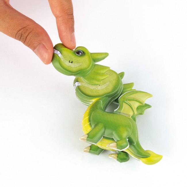 Puzzle 3D Apli Kids Smoki - Czerwony
