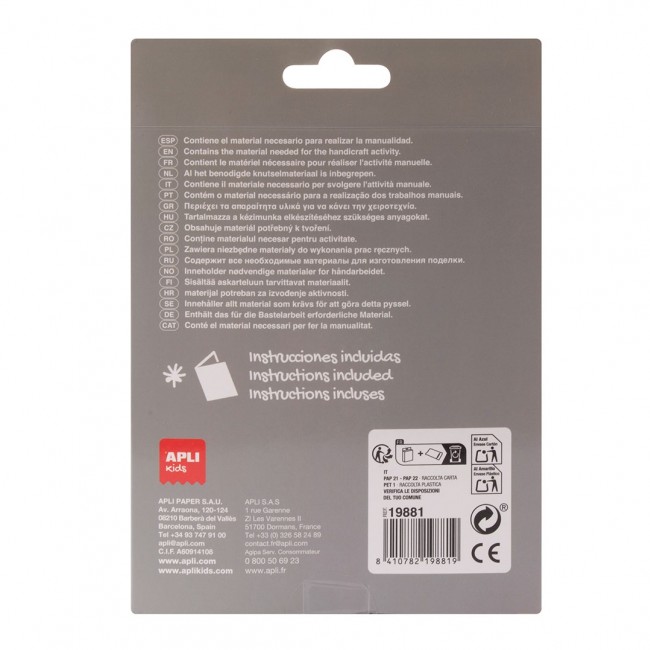 Zestaw kreatywny DIY Craft Kit Apli Kids - Króliczek