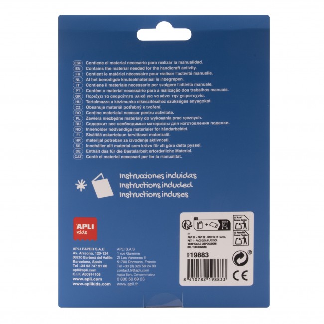 Zestaw kreatywny DIY Craft Kit Apli Kids - Filcowe Ptaki