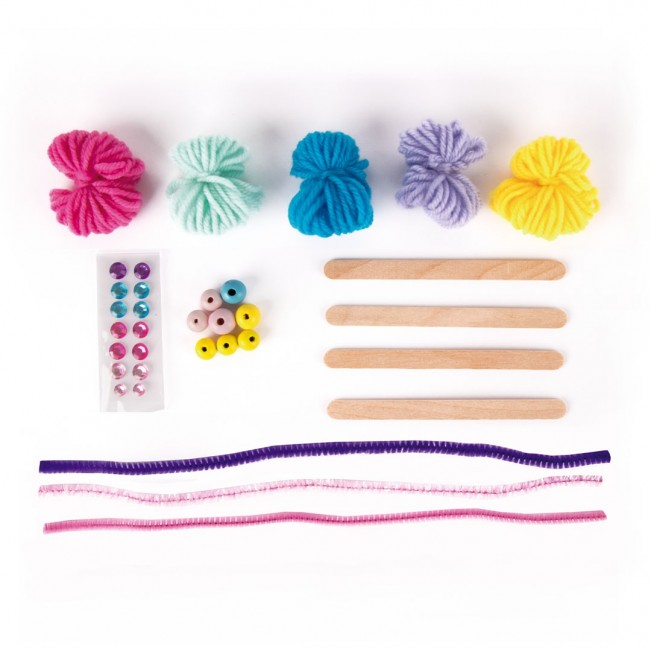 Zestaw kreatywny DIY Craft Kit Apli Kids - Wełniane Motyle