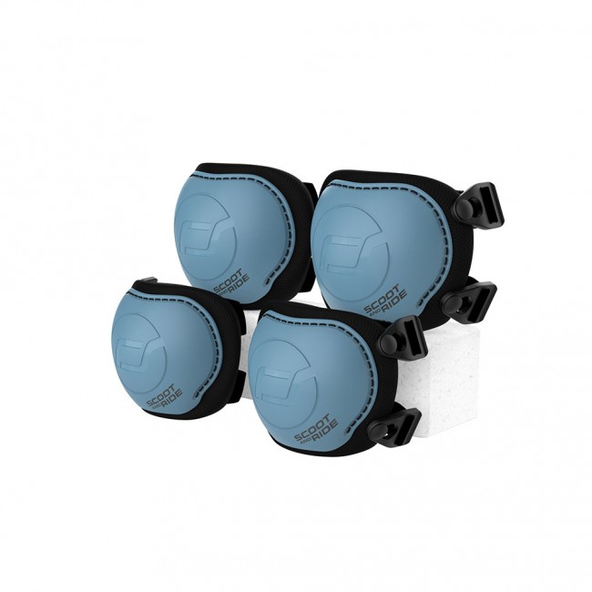 Zestaw ochraniaczy dla dzieci SCOOTANDRIDE S - Steel