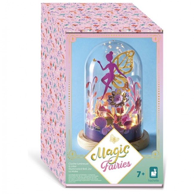 Zestaw kreatywny Lampka Tajemniczy ogród Janod - Wróżki Magic Fairies 7+