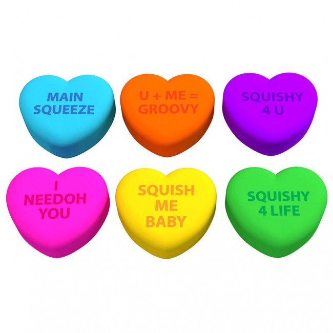 Sensoryczny gniotek Schylling - Needoh Teenie Squeeze Hearts