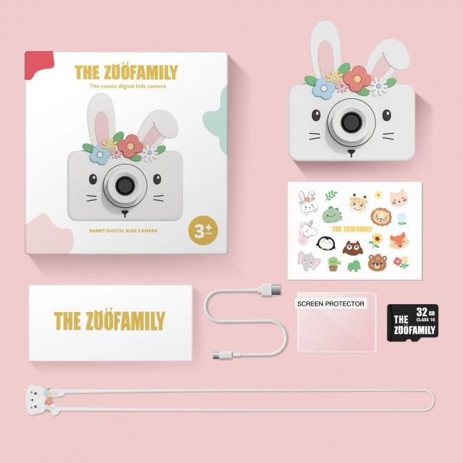 Aparat cyfrowy dla dzieci The Zoofamily - Królik