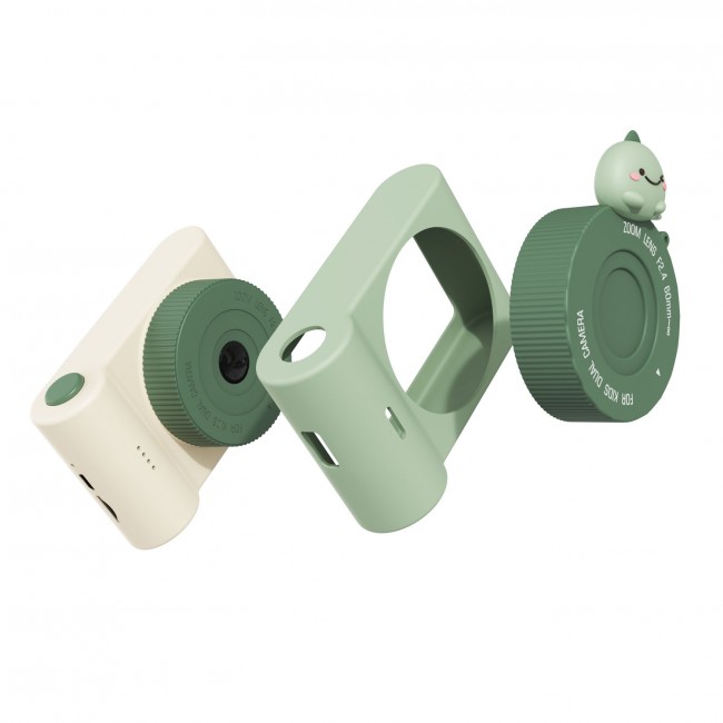 Aparat cyfrowy dla dzieci Full HD Urban Zoo The Zoofamily - Dinozaur zielony