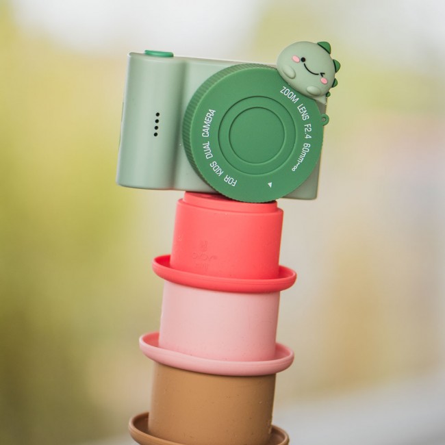 Aparat cyfrowy dla dzieci Full HD Urban Zoo The Zoofamily - Dinozaur zielony