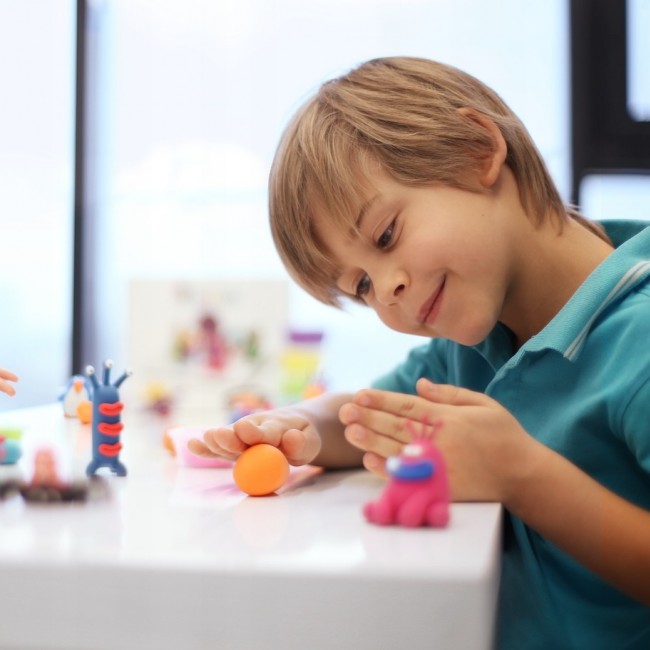 Masa plastyczna Hey Clay - Niedźwiadek