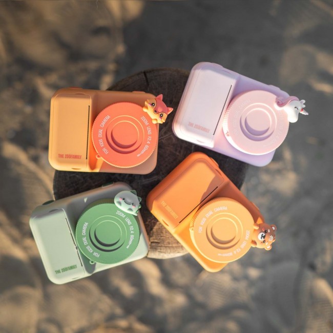 Aparat cyfrowy z drukarką dla dzieci Zoo Print The Zoofamily - Jednorożec