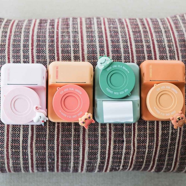 Aparat cyfrowy z drukarką dla dzieci Zoo Print The Zoofamily - Jednorożec