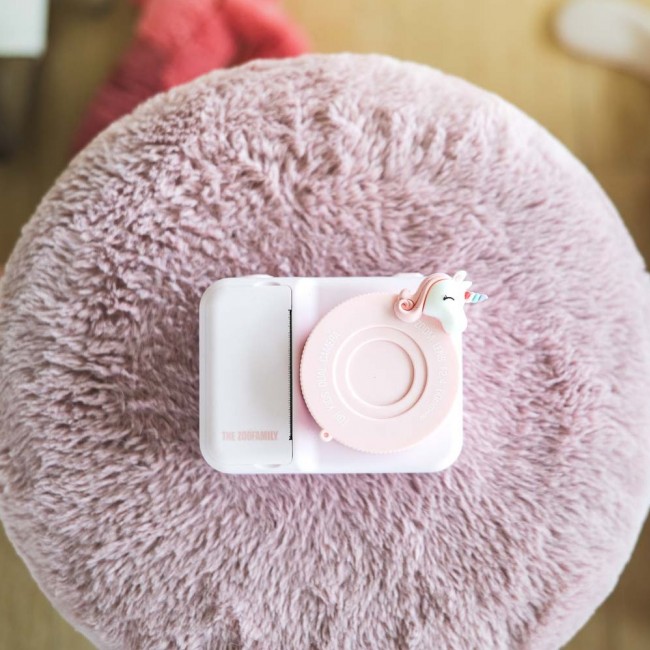 Aparat cyfrowy z drukarką dla dzieci Zoo Print The Zoofamily - Jednorożec