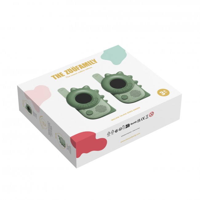 Walkie Talkie dla dzieci The Zoofamily - Dinozaur zielony
