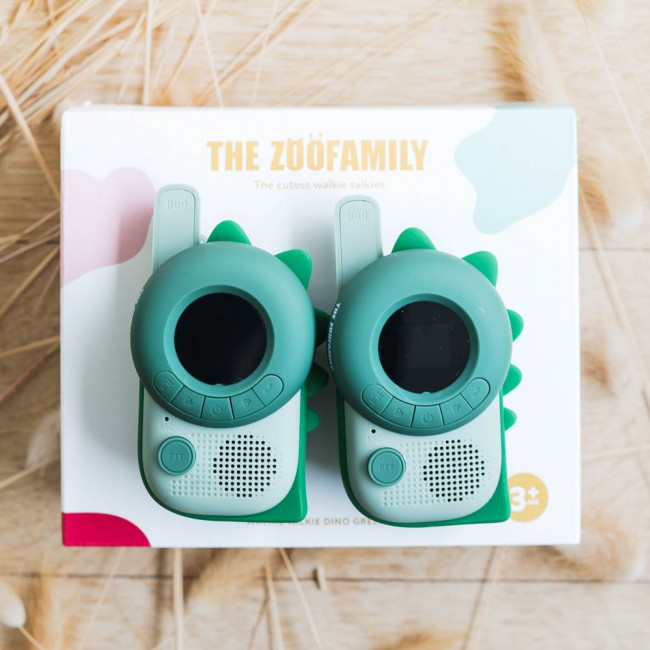 Walkie Talkie dla dzieci The Zoofamily - Dinozaur zielony