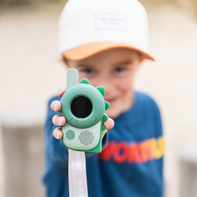 Walkie Talkie dla dzieci The Zoofamily - Dinozaur zielony