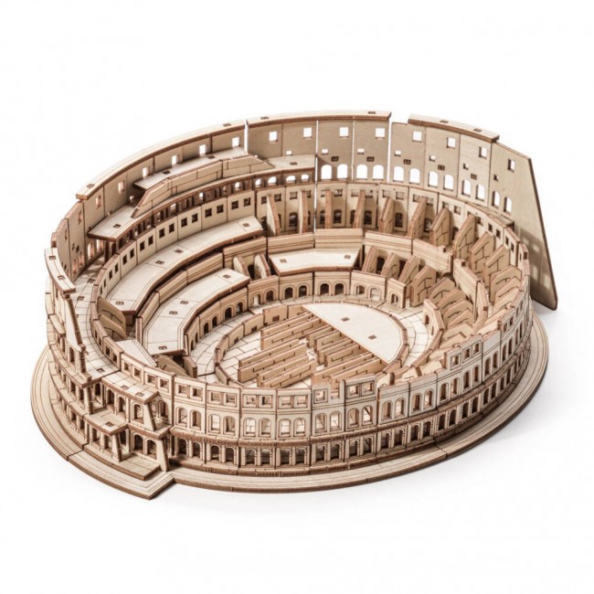 Drewniane Puzzle Model 3D Little Story - Koloseum