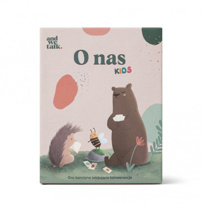 Gra w szczerość, karty z pytaniami And We Talk - O nas Kids