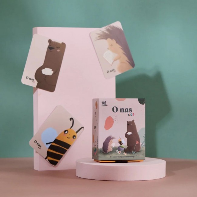 Gra w szczerość, karty z pytaniami And We Talk - O nas Kids