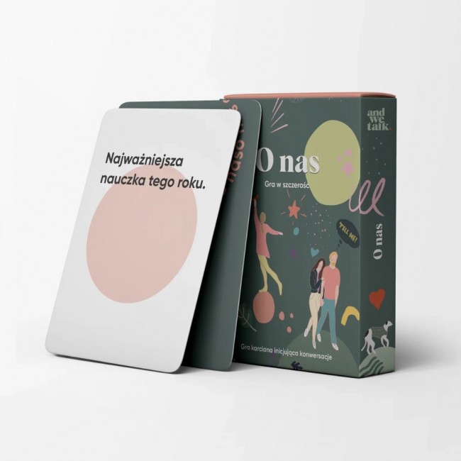Gra w szczerość, karty z pytaniami And We Talk - O nas