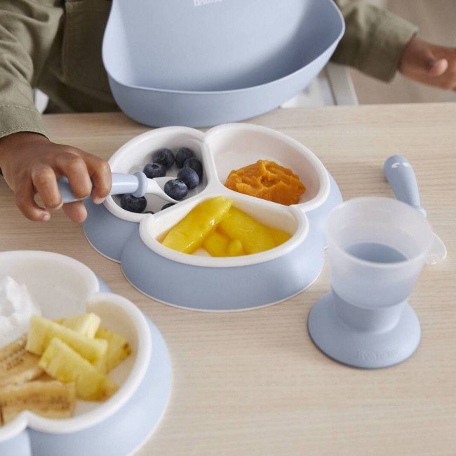 Zestaw do karmienia Mealtime Babybjorn - Powder Blue