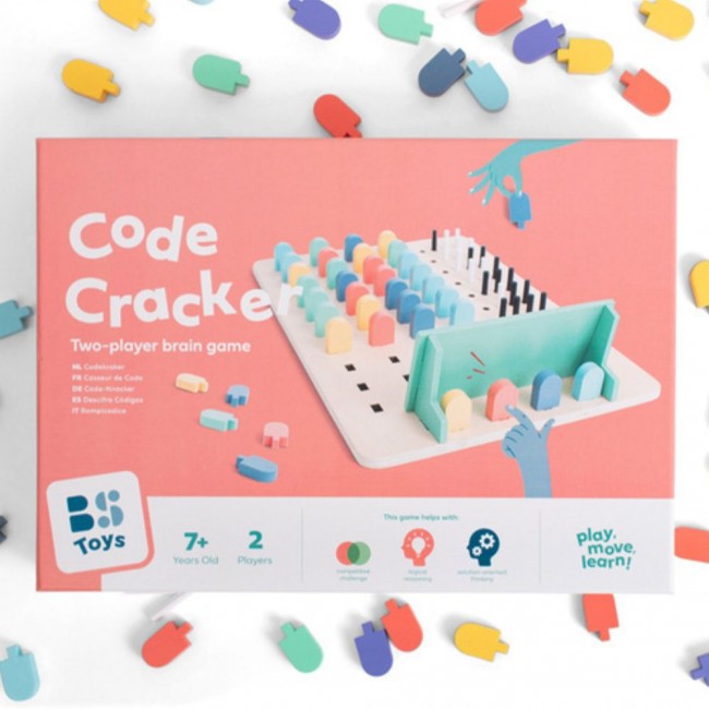 Drewniana gra logiczna BS Toys - Łamacz kodów Lody