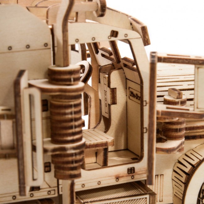 Drewniane Puzzle Model 3D Little Story - Ciężarówka
