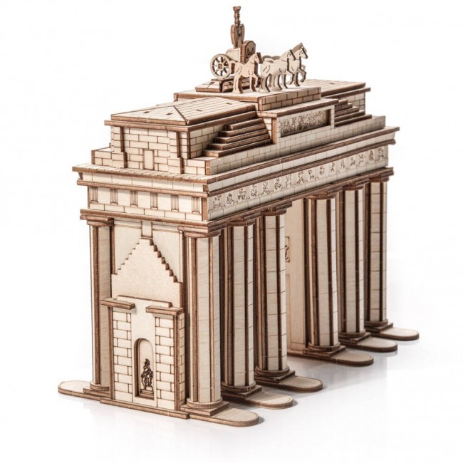 Drewniane Puzzle Model 3D Little Story - Brama Brandenburska