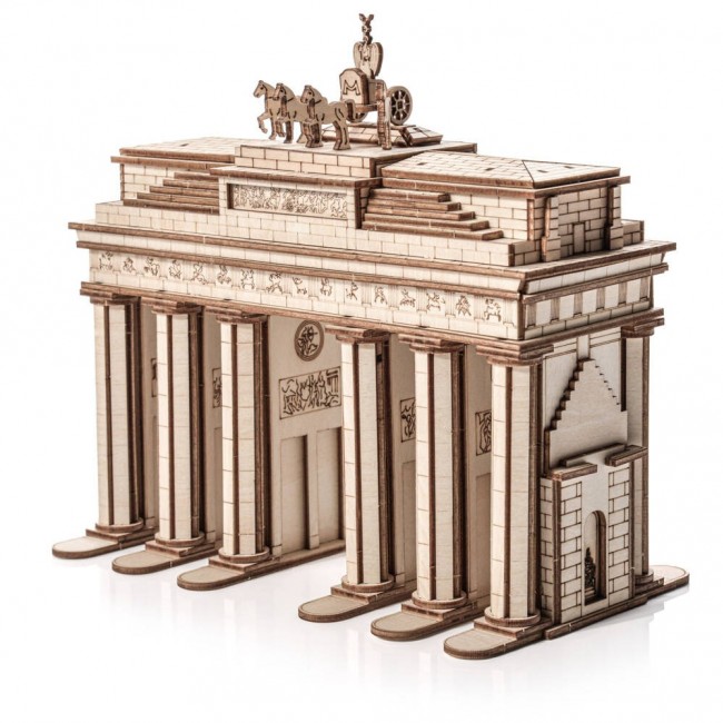 Drewniane Puzzle Model 3D Little Story - Brama Brandenburska