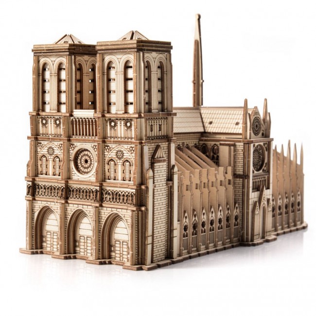 Drewniane Puzzle Model 3D Little Story - Notre-Dame
