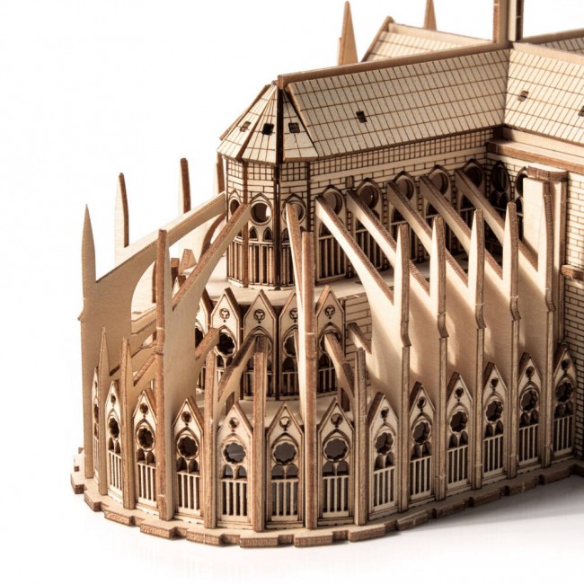 Drewniane Puzzle Model 3D Little Story - Notre-Dame