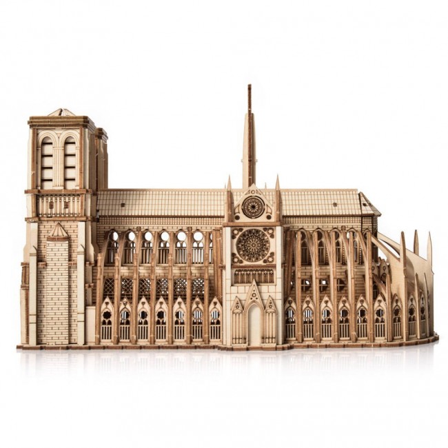 Drewniane Puzzle Model 3D Little Story - Notre-Dame