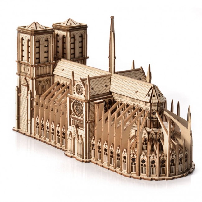 Drewniane Puzzle Model 3D Little Story - Notre-Dame