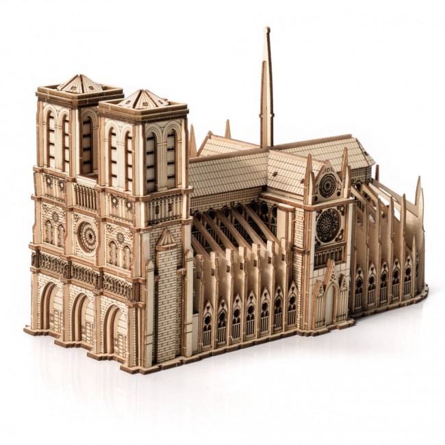 Drewniane Puzzle Model 3D Little Story - Notre-Dame