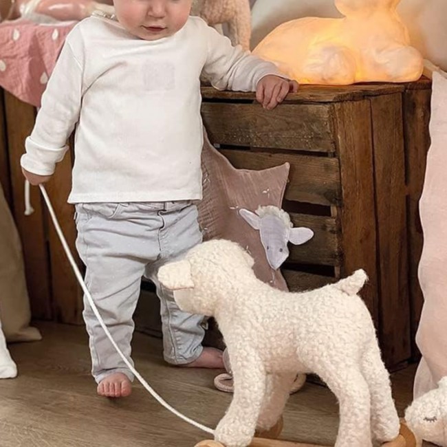 Wełniana owieczka Mary do ciągnięcia Egmont Toys