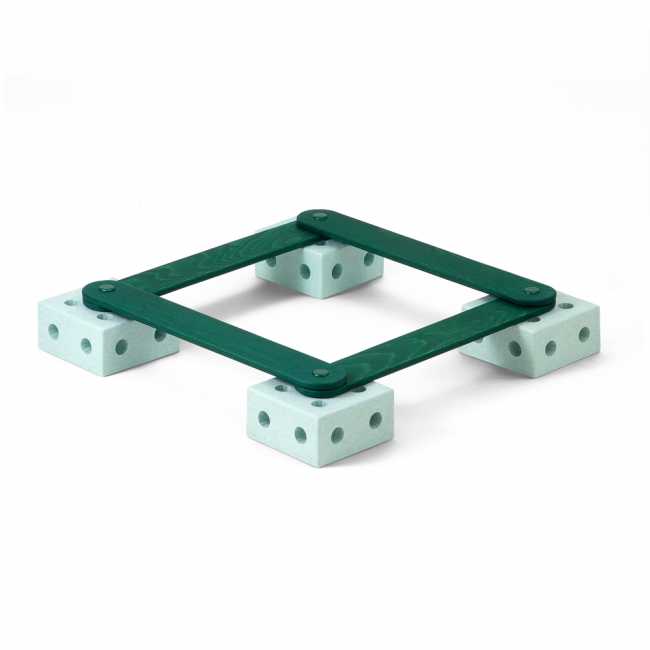 Deska balansująca MODU Beams - Ocean Mint/Forest Green 2 szt.
