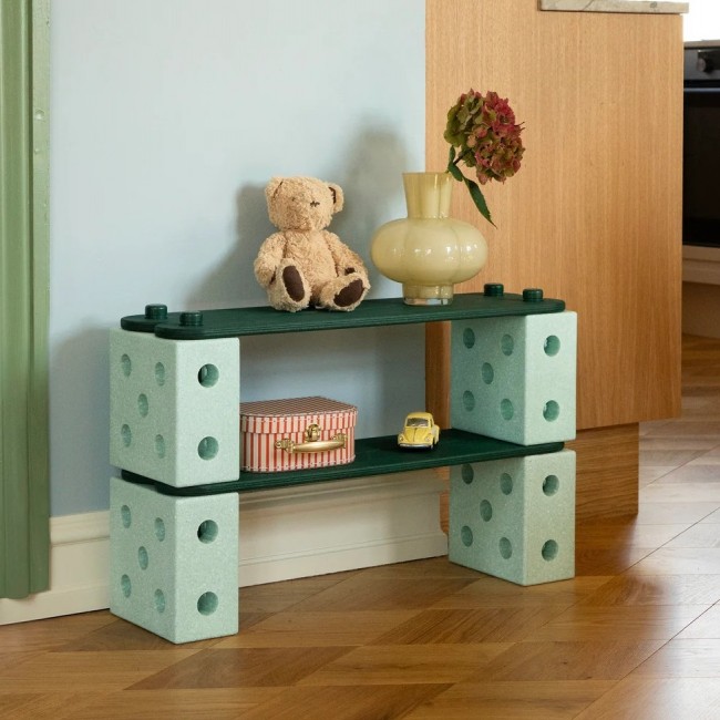 Deska balansująca MODU Beams - Ocean Mint/Forest Green 2 szt.