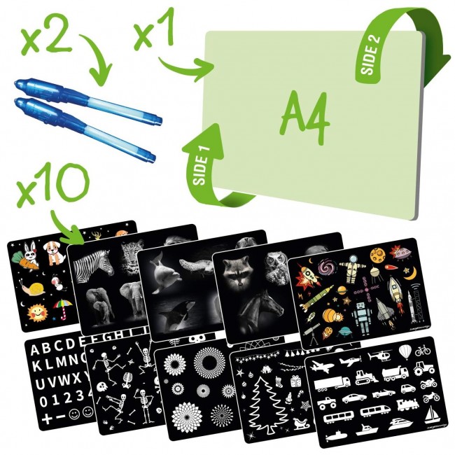 Tablica świetlna do rysowania Juegaconmigo - Pintaflu A4