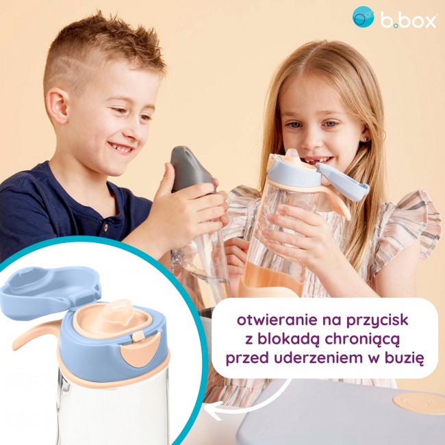 Sportowa butelka tritanowa 600 ml B. Box - Midnight