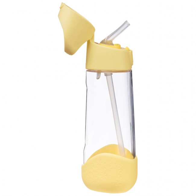 Tritanowa butelka ze słomką 600 ml B.box - Lemon Twist
