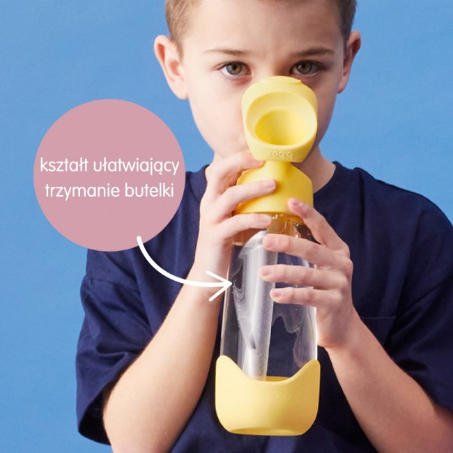Tritanowa butelka ze słomką 600 ml B.box - Lemon Twist