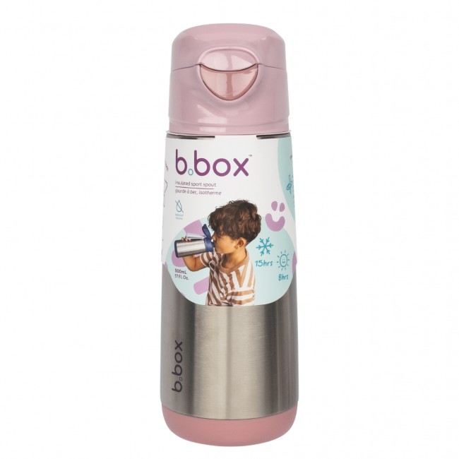 Butelka termiczna z ustnikiem sportowym 500 ml b. box - Blush Crush