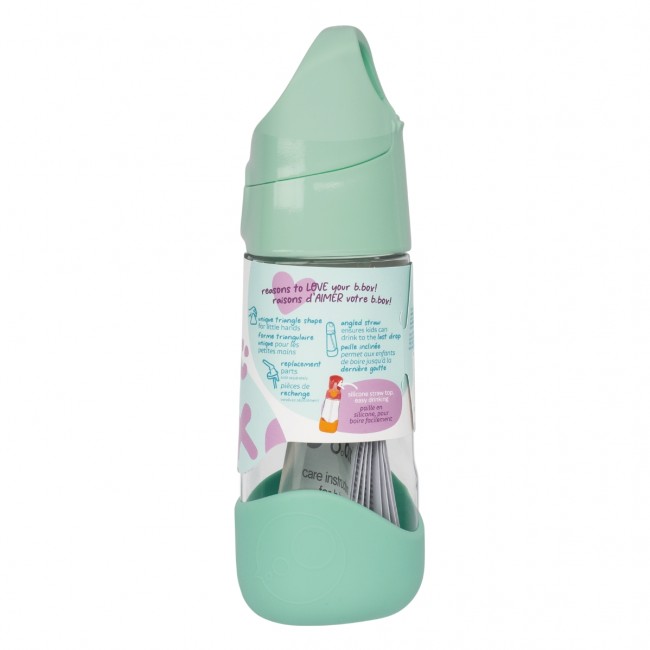 Tritanowa butelka ze słomką 450 ml B.box Spearmint