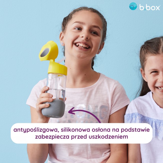 Tritanowa butelka ze słomką 450 ml B.box Spearmint
