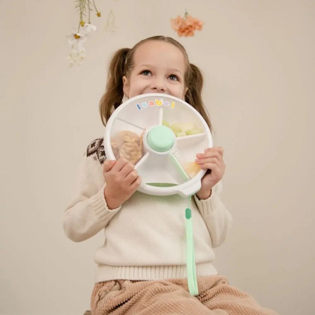Duży pojemnik na przekąski Snack Spinner Gobe - Mint Green