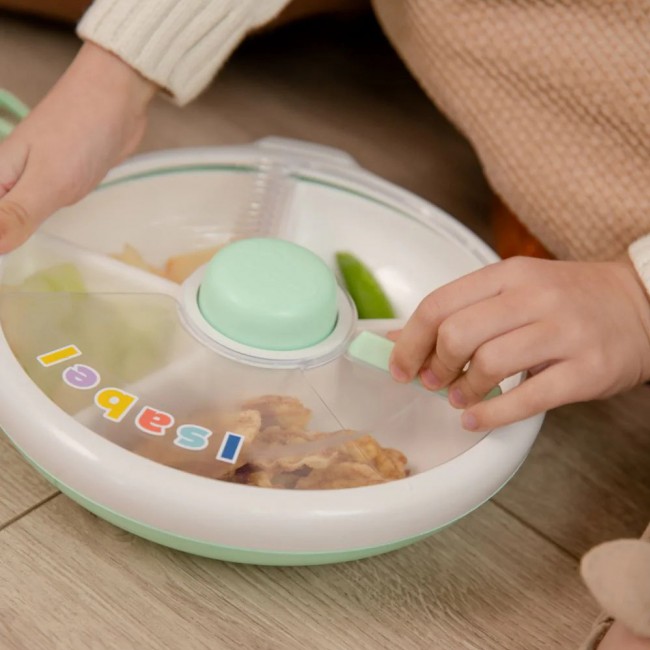Duży pojemnik na przekąski Snack Spinner Gobe - Mint Green