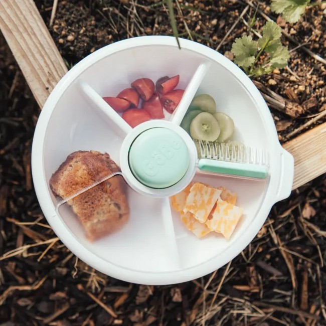 Duży pojemnik na przekąski Snack Spinner Gobe - Mint Green