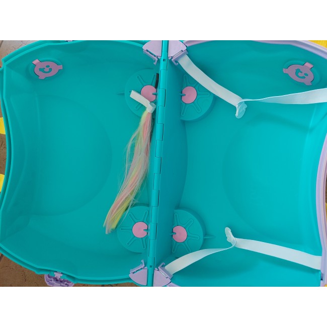 OUTLET Jeżdżąca walizeczka Trunki - Jednorożec Una + naklejki