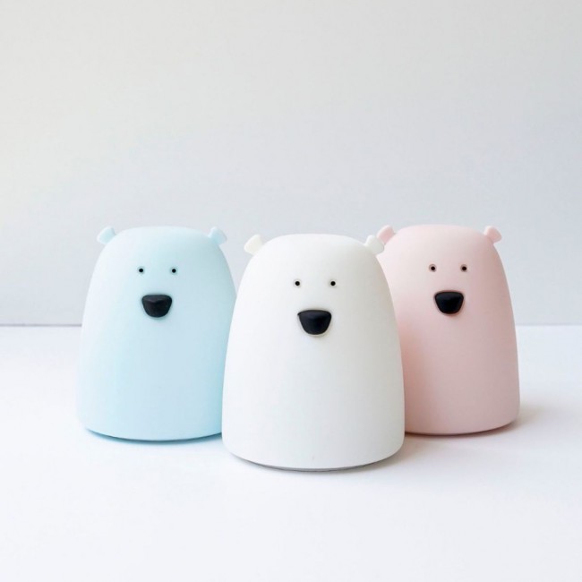 Lampka miś mały Rabbit & Friends - niebieski