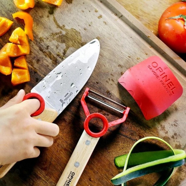Zestaw szefa kuchni dla dzieci Opinel - Le Petit Chef Red