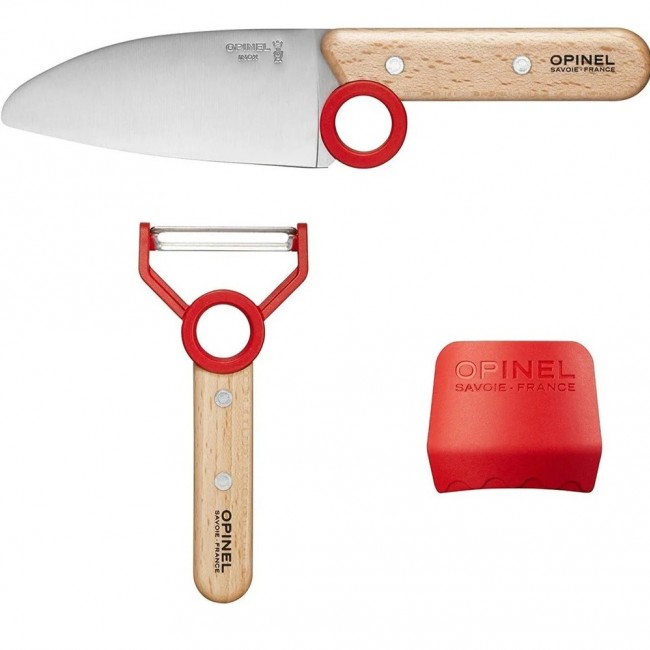 Zestaw szefa kuchni dla dzieci Opinel - Le Petit Chef Red