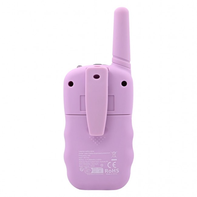 Walkie Talkie dla dzieci Lalarma - Purple 1 szt.