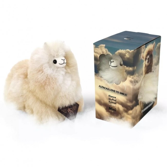 Puszysta maskotka Alpaka Inkari Naturals - Sahara 15 cm